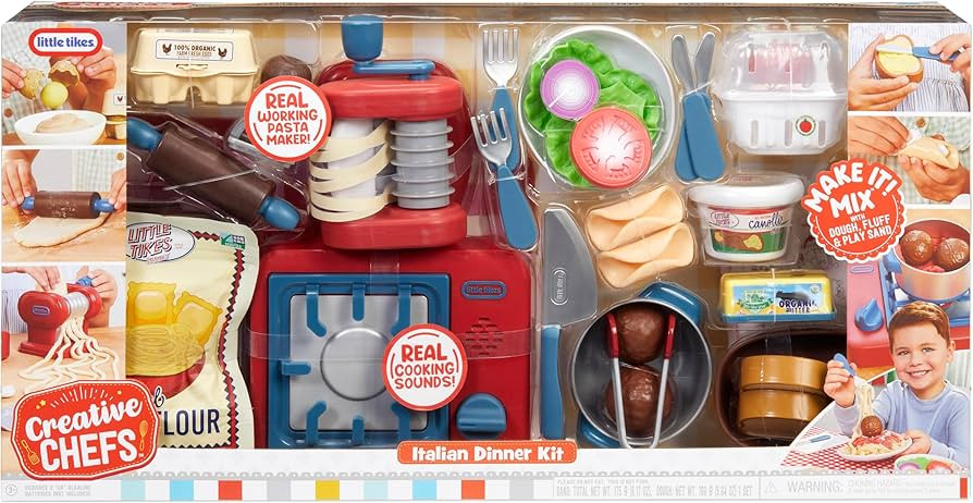 Little Tikes Creative Chefs Italian Restaurant Kit with 33 Accessories, Pretend Play Cooking Set,... | Amazon (CA)