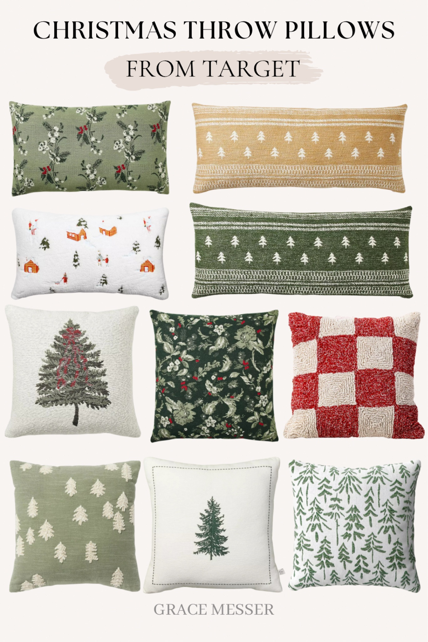 Target christmas hotsell throw pillows