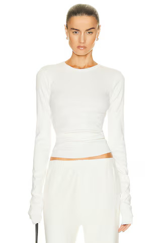 Long Sleeve Fitted Top | FWRD 