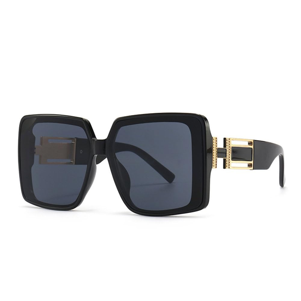 Luxury Sunglasses Women Men Fashion Vintage Big Frame Sun Glasses Travel Shades UV400 | Amazon (US)