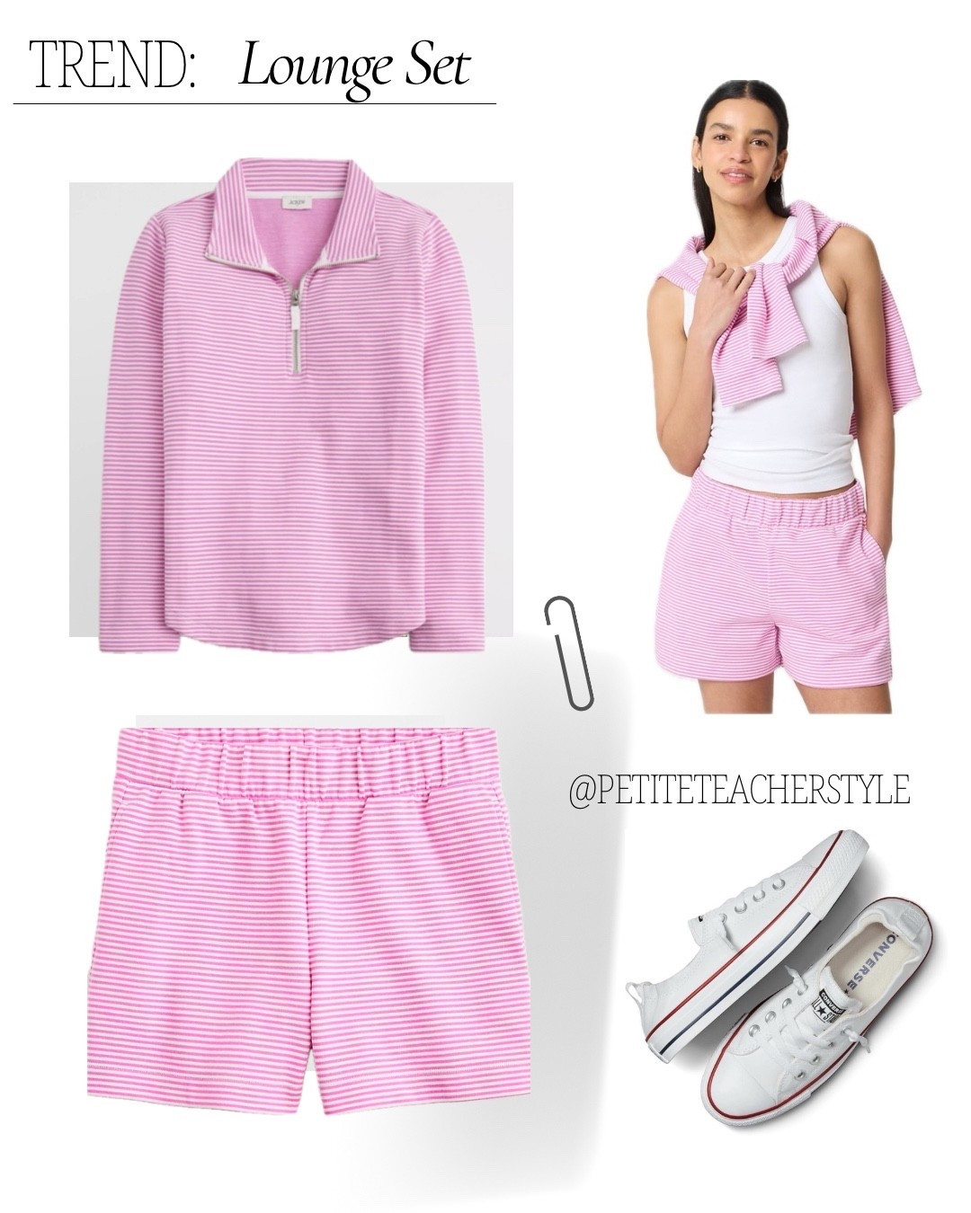 Cutest lounge set 💗


spring break | pink striped set | casual set | weekend style | weekend outfit idea | style w/white tee | Converse sneakers 




#LTKootd #LTKselfcare #LTKmomlife