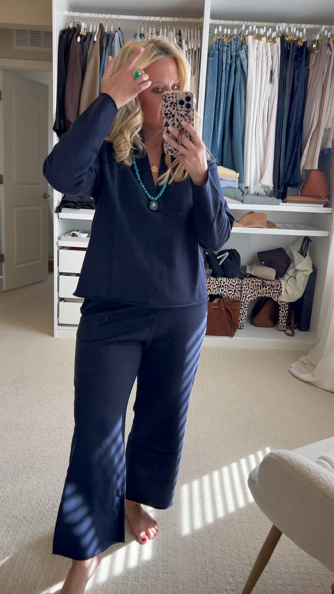 ✨Tap the bell, save and ❤️ start here over 40 fashion, midlife style, midsize fashion and luxury looks for less.  

⬇️Sizing information:
Wearing large both pieces tts (size down if in between sizes.) 

This is the $550 Frank & Eileen look for under $100 👀

I want pajama-level comfort without looking frumpy, and this set nails that relaxed, expensive-looking polish.

✨ LIFT with the open Henley collar
✨ SKIM with the easy, relaxed top
✨ BALANCE with the cropped wide-leg pants

It’s 100% organic cotton French terry, ridiculously soft, and still looks pulled together enough to wear out of the house.

Elastic waist. Pockets. Easy movement. That effortless, lived-in luxury look without the luxury price tag.

And if you love the white, don’t wait it goes FAST and just restocked. 🤍

Same body. Different physics.™

👑 Helping you look good, feel good. —Lindsey Denver
Check back daily for belly-friendly style, confidence, affordable luxury looks and Outfit Physics™.

#LTKOver40 #LTKMidsize #LTKPlusSize

Comment SHOP below to receive a DM with the link to this post on my LTK ⬇ https://liketk.it/6nqsM

Comment SHOP below to receive a DM with the link to this post on my LTK ⬇ https://liketk.it/6nqY5