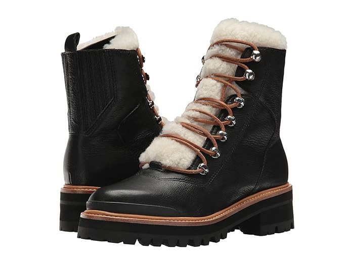 Marc Fisher LTD Izzie (Black/Natural Leather) Women's Shoes | Zappos