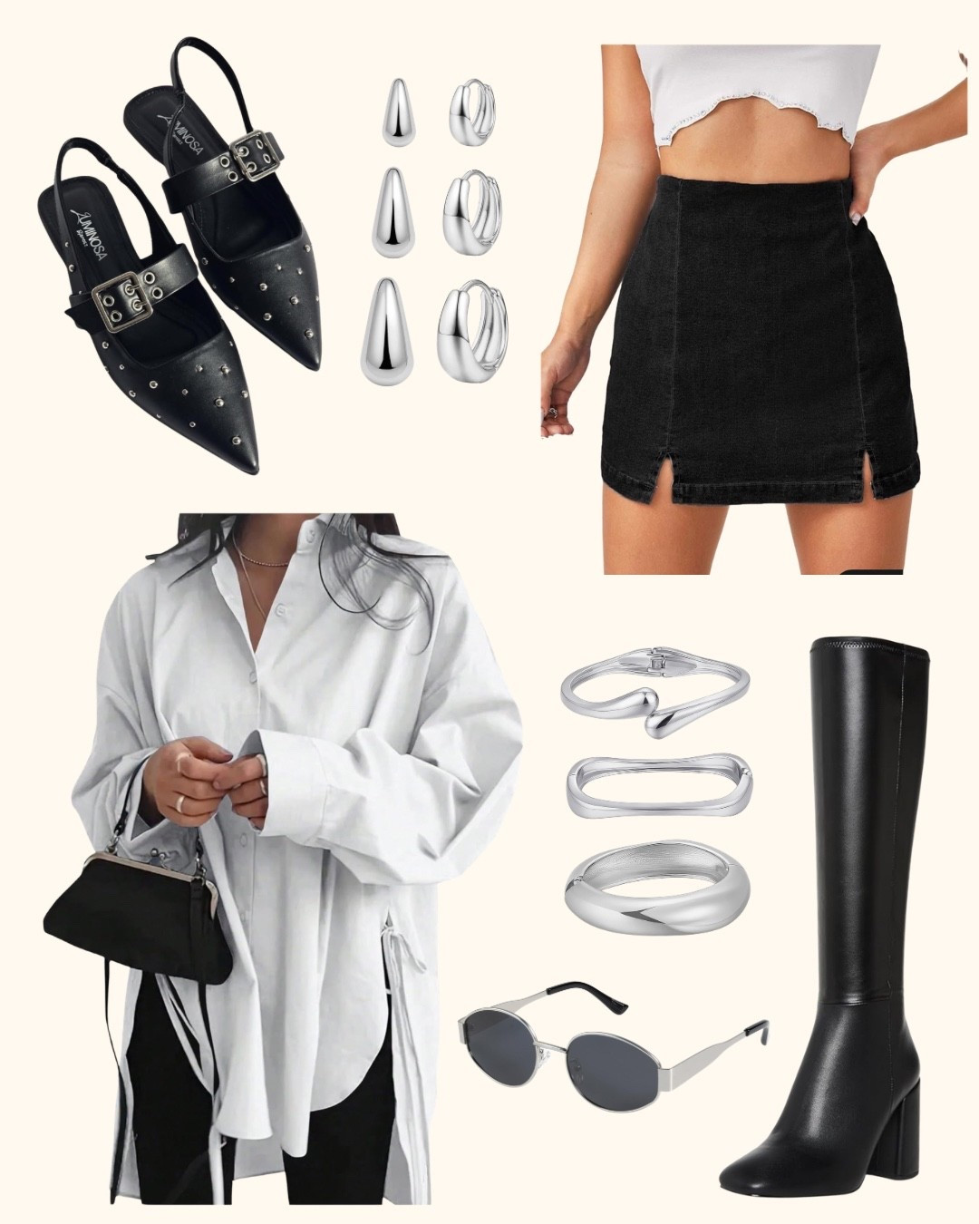 Black and white amazon outfit 🖤🤍 

#LTKFindsUnder100 #LTKootd #LTKFindsUnder50