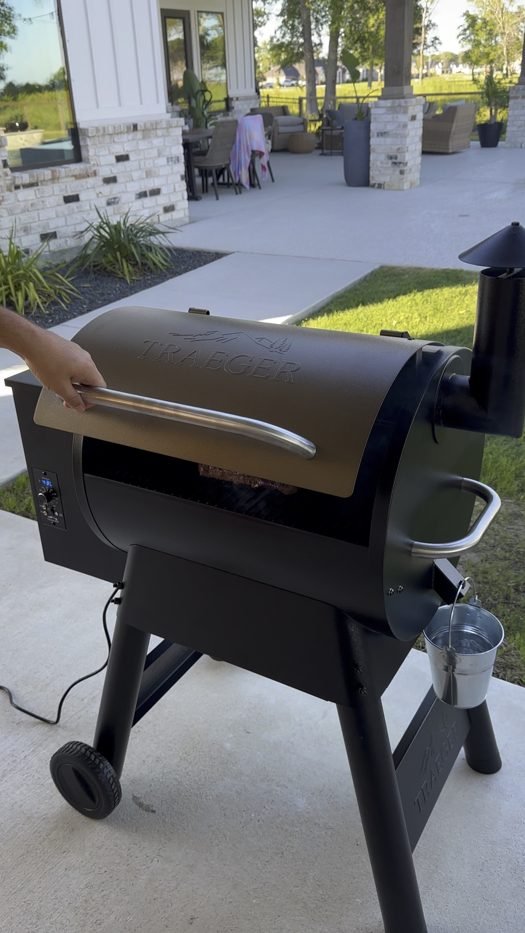 We finally got a smoker grill! After 2 years of thinking about it we decided we needed something bigger to cook on for more people and something we could smoke a brisket on. 🙌🏼 Steaks tonight were amazing. 

#LTKSeasonal #LTKGiftGuide #LTKhome