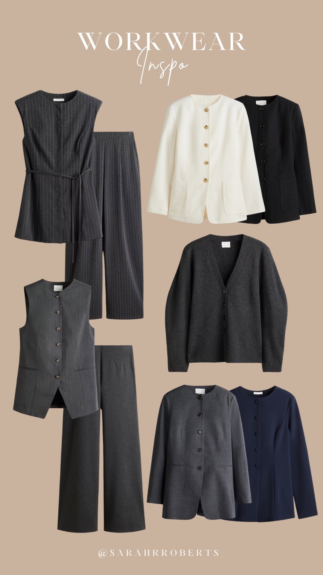 Some pieces I spotted in store today that would be perfect for workwear! All these can be mixed and matched and the prices are so reasonable! 

Office wear, workwear Uk, autumn outfit, autumn office wear, knitwear, tailored trouser 

#LTKautumn #LTKuk #LTKworkwear