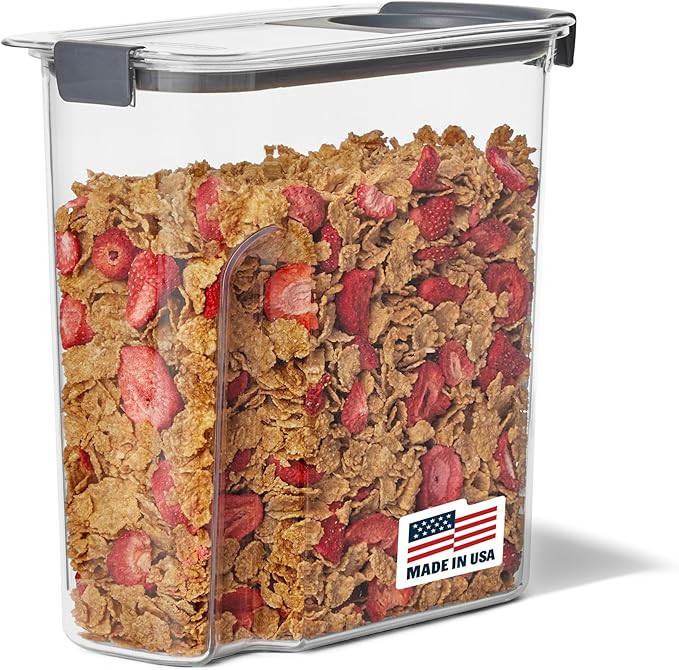 Rubbermaid Brilliance Airtight Cereal Food Storage Container, Shatterproof, BPA-Free and Dishwash... | Amazon (US)
