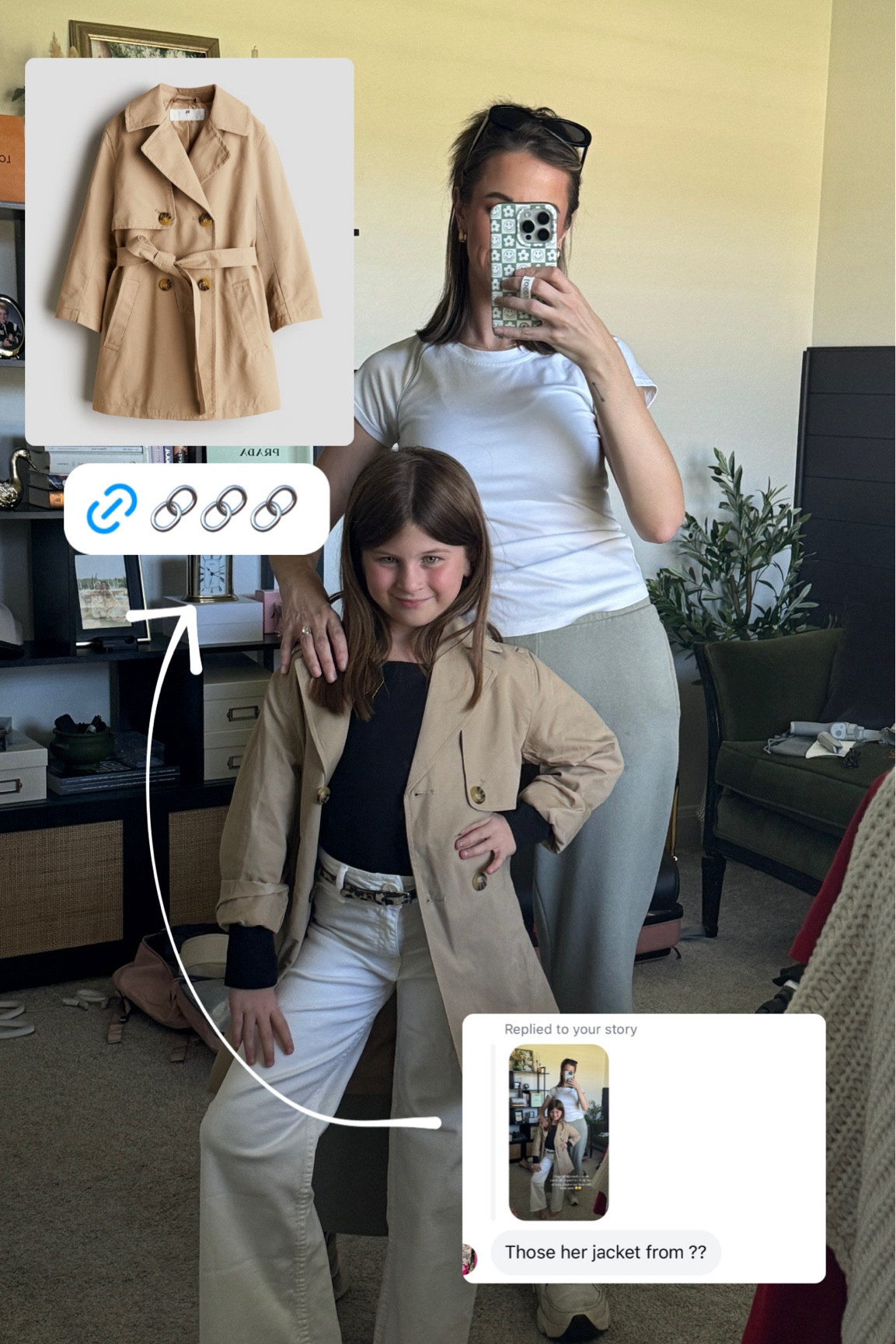 Kids trench coat. So cute!! 

#LTKSeasonal #LTKFindsUnder50 #LTKKids