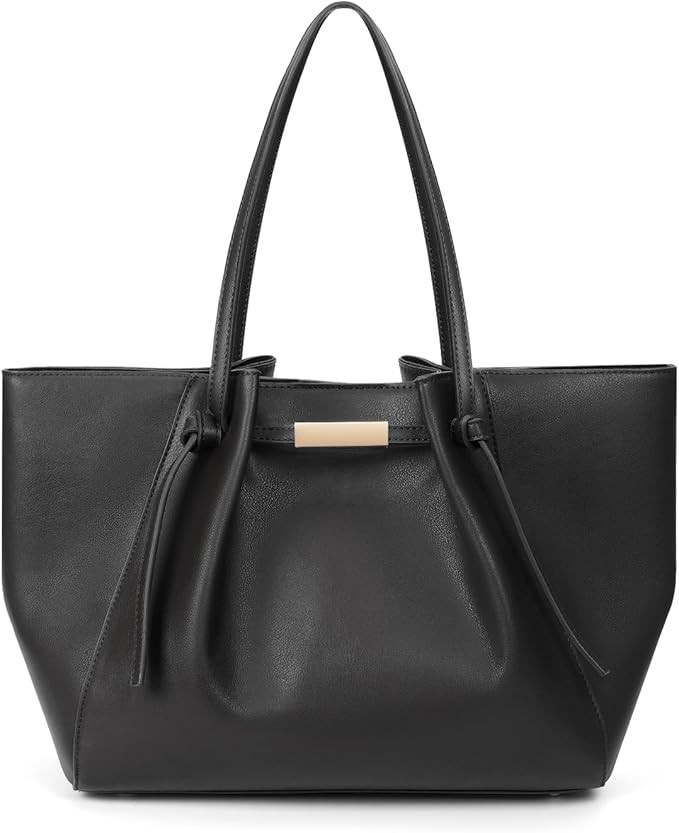 JQWSVE Tote Bag for Women Large Work Bag Vegan Leather Hobo Bags Trendy Shoulder Handbag Casual T... | Amazon (US)