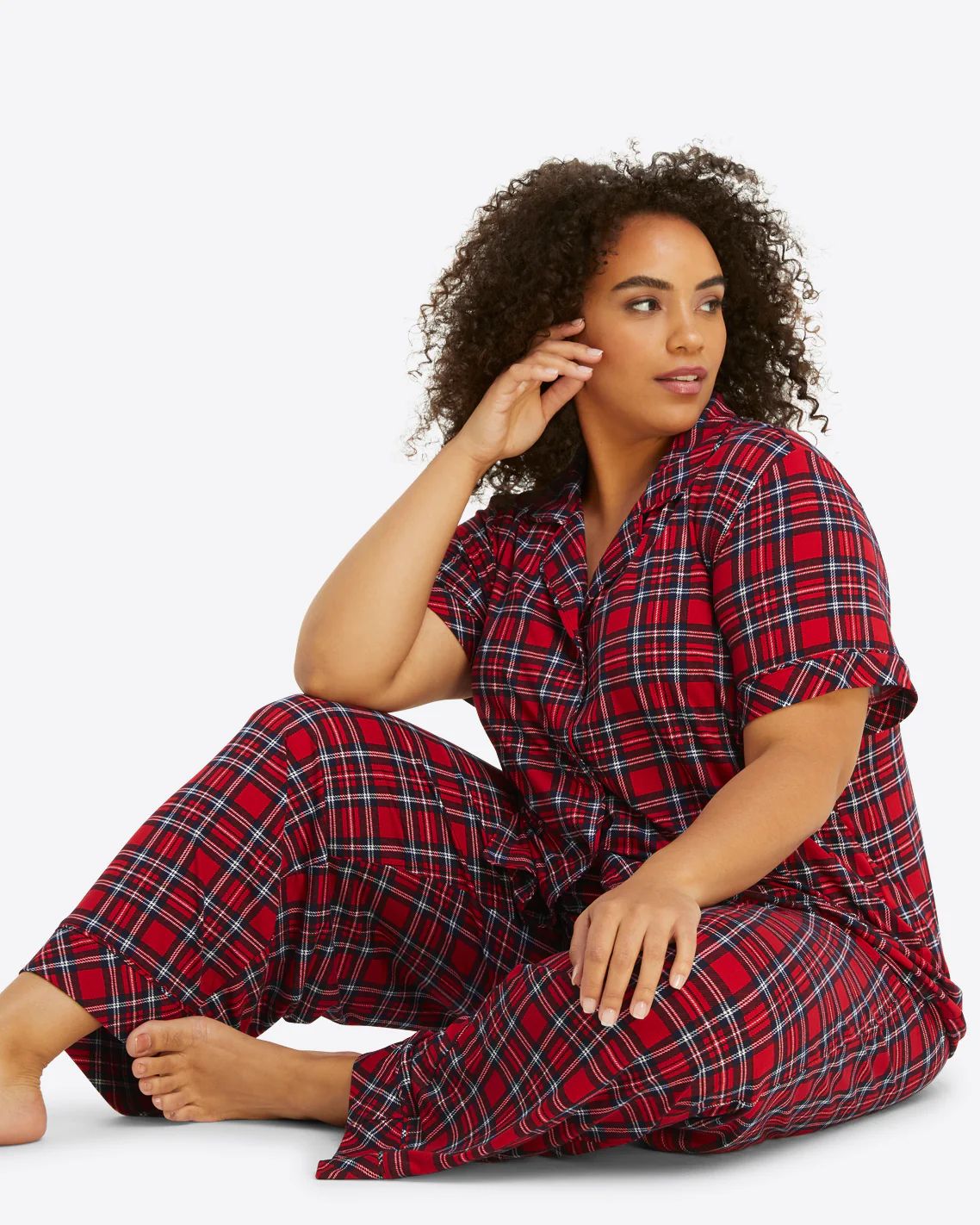 Linda Pajama Set in Angie Plaid | Draper James (US)