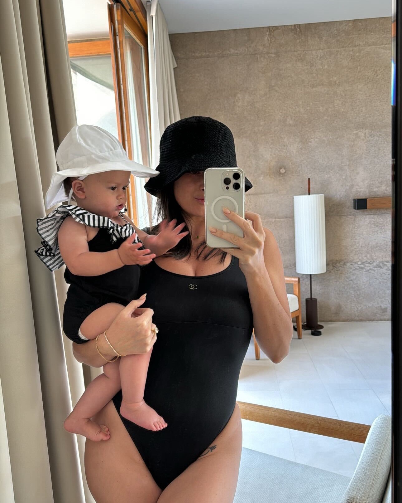 Matching swimmies 🖤 Love these one piece, swimsuits and bucket hats so much. #girlmom #mommydaughtermatching #swimwear #momwear #summer

#LTKfindsunder100 #LTKbaby #LTKswim