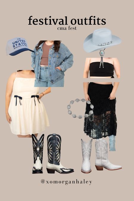 Plus size festival outfit ideas for CMA fest in Nashville! I do size 1X in these! 

#LTKFestival #LTKFindsUnder100 #LTKStyleTip