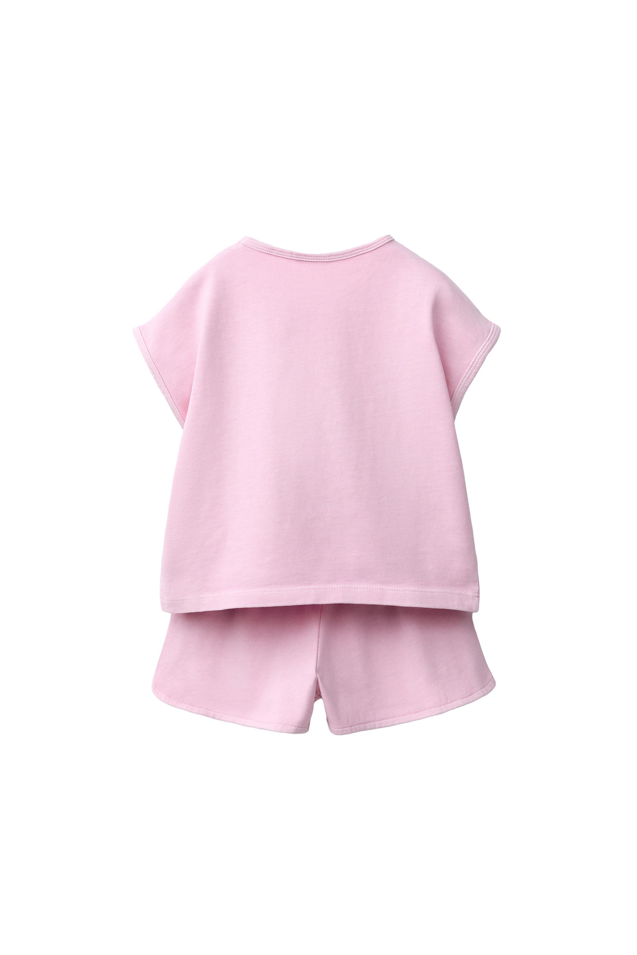 SOLID T-SHIRT AND BERMUDA SET | Zara US