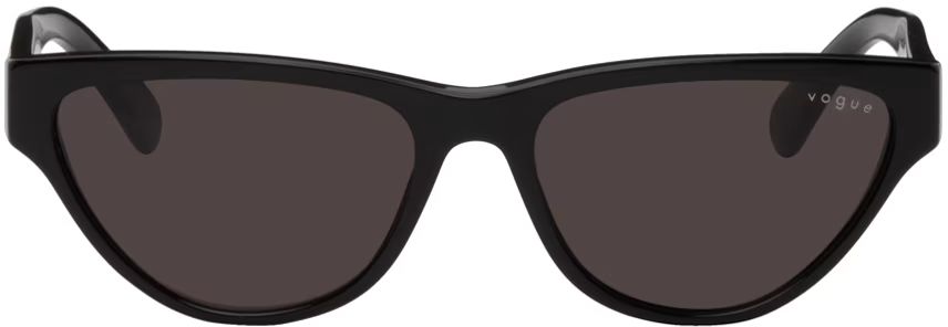 Black Hailey Bieber Edition Cat-Eye Sunglasses | SSENSE