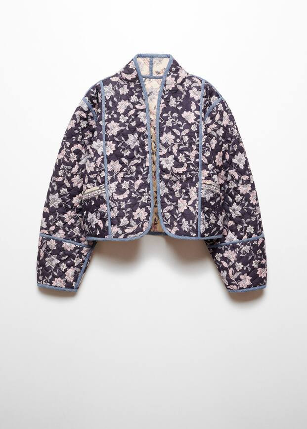 Quilted reversible jacket -  Women | Mango USA | MANGO (US)