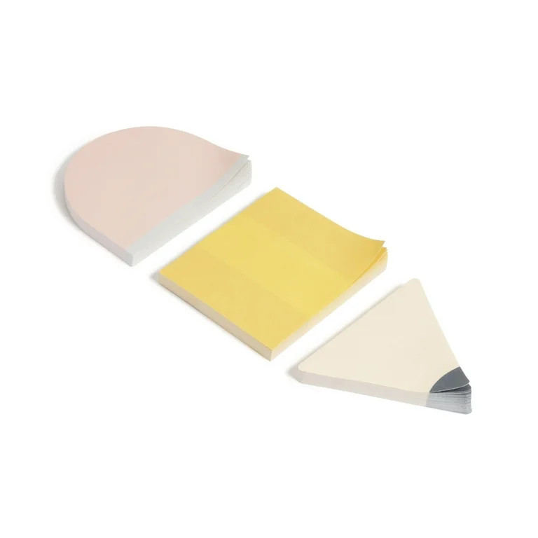 U Brands Sticky Notes, Set of 3, 60 Sheets Each, Pencil, Assorted Sizes | Walmart (US)