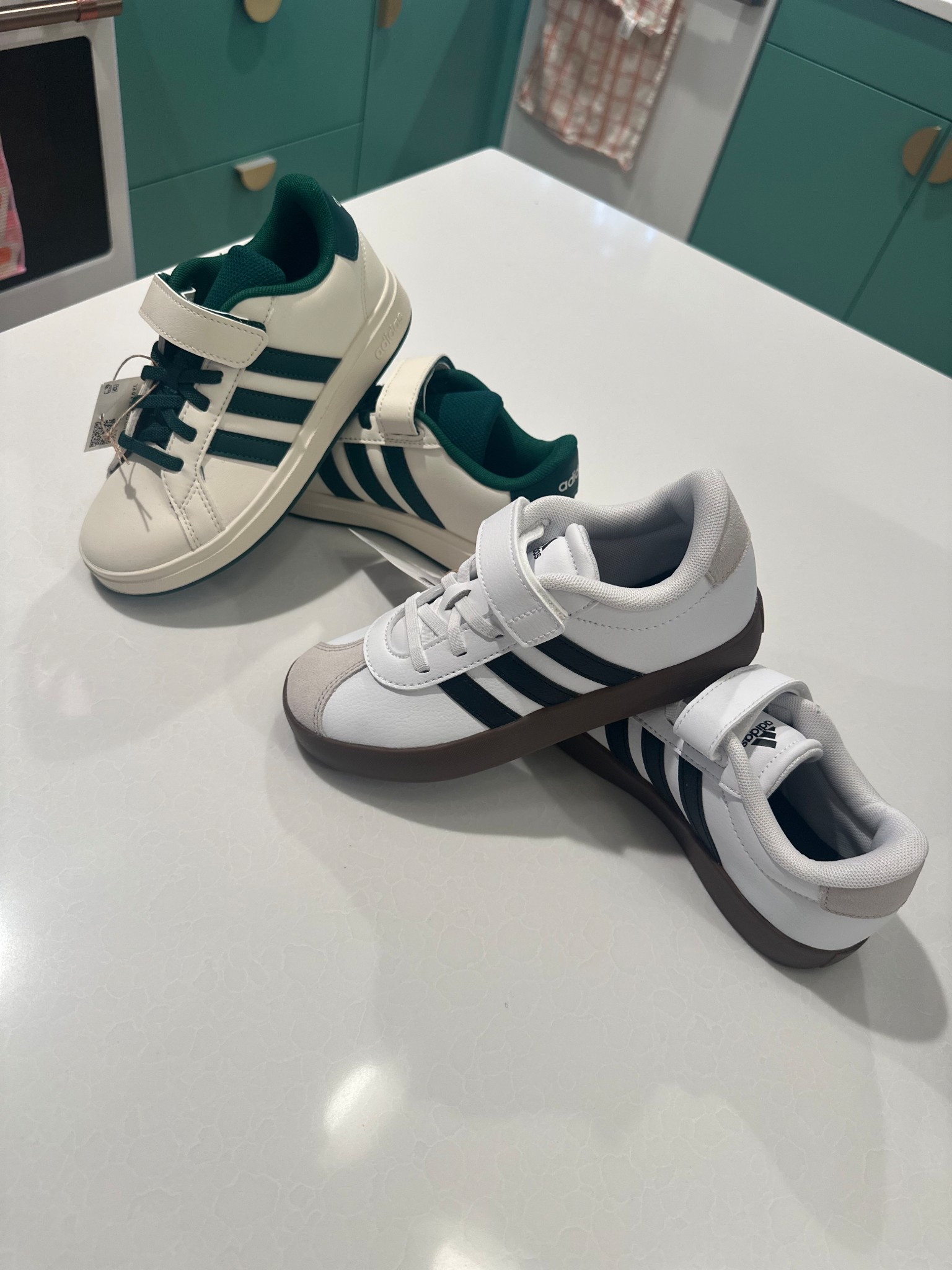 Always snagging a nice neutral pair of sneaks for the boys! They last all school year & stay durable for the next kiddo 🙌🏼 Trying to decide between these two for our 1st grader! 🥹 We’ll see what he picks. I love that he doesn’t have to worry about laces yet - which is hard to find in his size!

#LTKShoeCrush #LTKFindsUnder50 #LTKKids