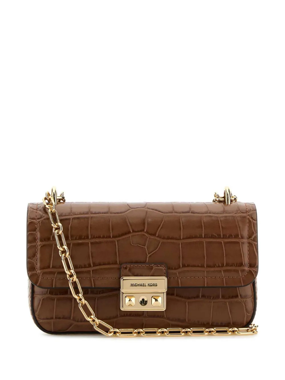 Michael Kors Tribeca Shoulder Bag | Brown | FARFETCH AE | Farfetch Global