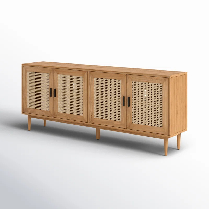 Joss & Main Genie Solid Wood 4 - Door Sideboard & Reviews | Wayfair | Wayfair North America