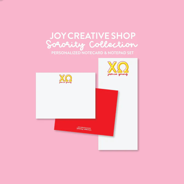 Sorority Personalized Set | Joy Creative Shop