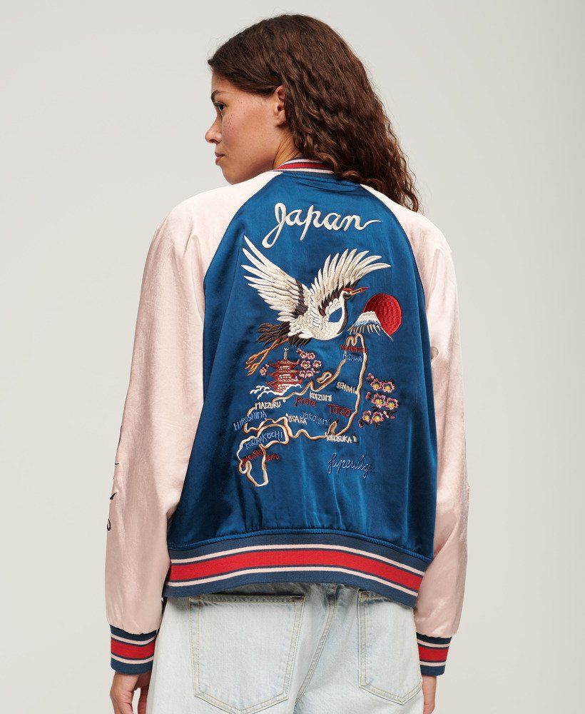 Suikajan Embroidered Bomber Jacket | Superdry (US)
