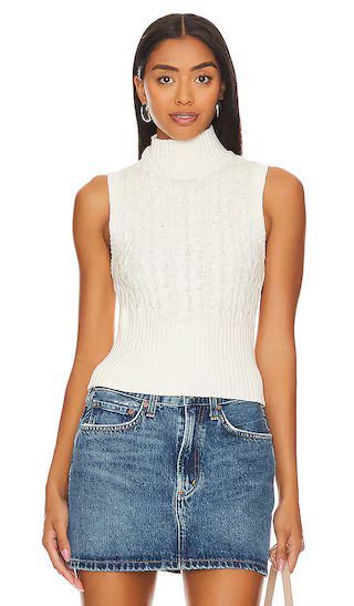Penelope Tank Top in Ivory | Revolve Clothing (Global)