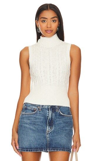 Penelope Tank Top in Ivory | Revolve Clothing (Global)