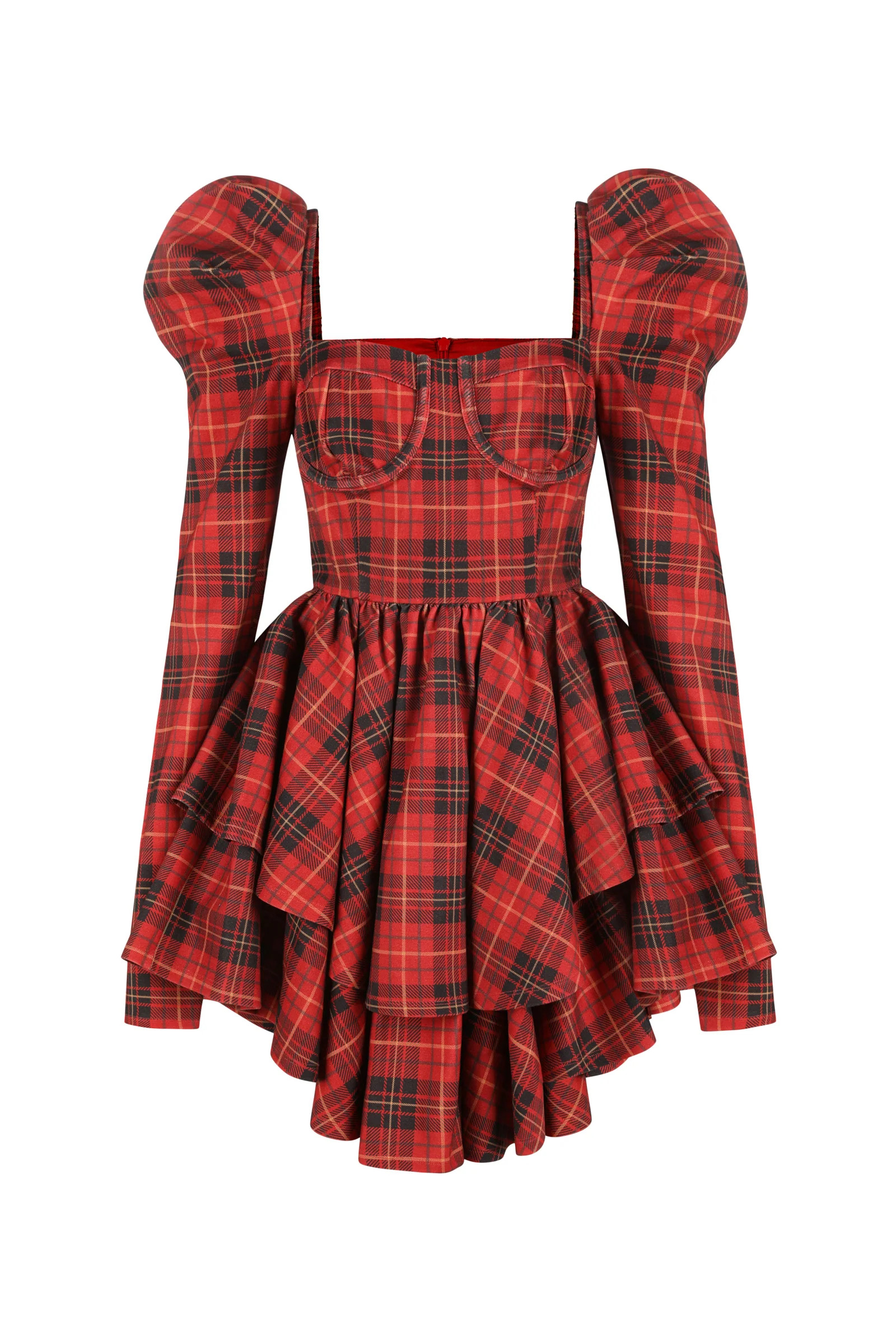 The Royal Tartan Boleyn Dress | Selkie Collection