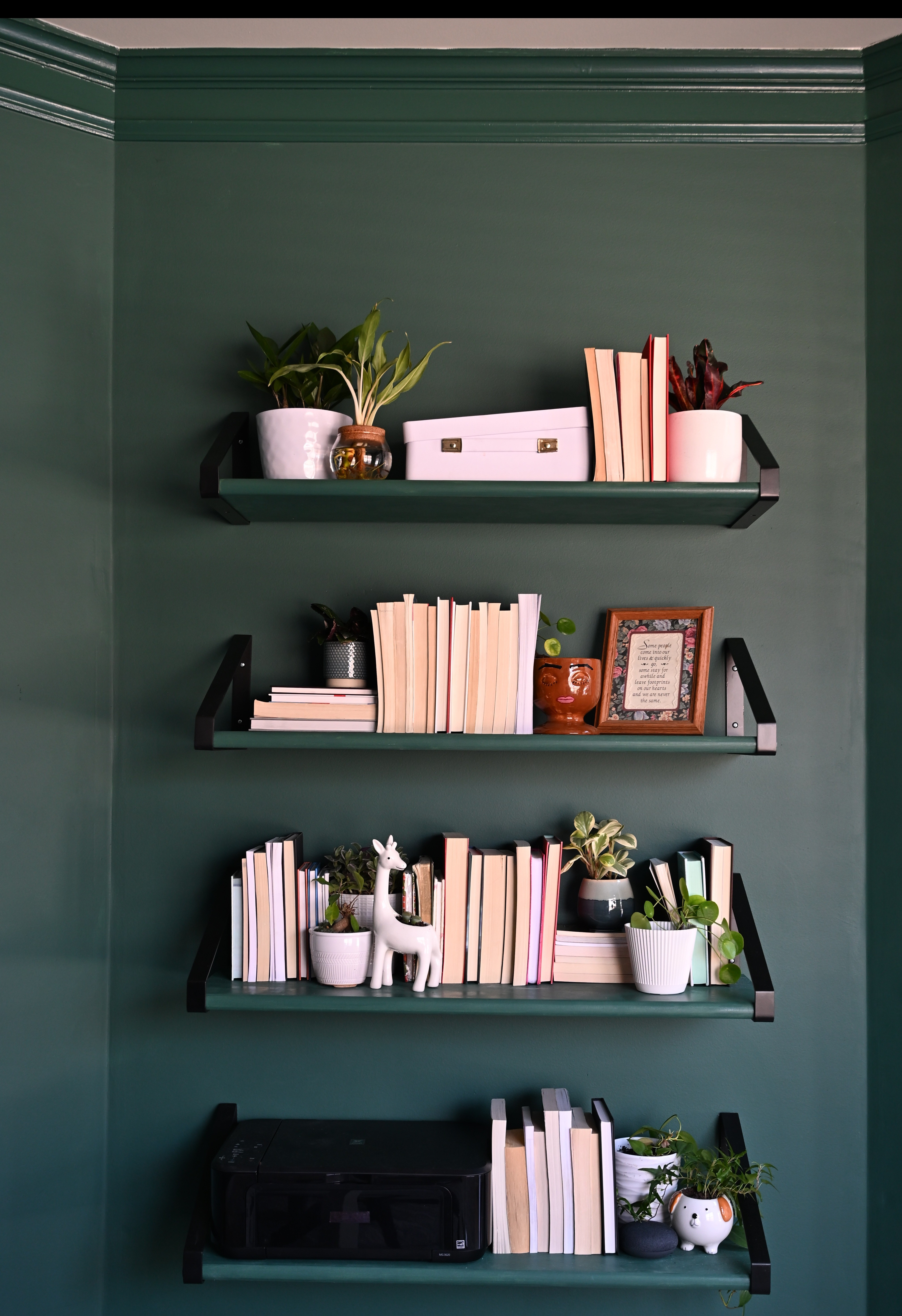 Everything you need to make deep floating shelves out of stair treads!The drill bit adapter is optional but will probably make screwing the brackets to the wall MUCH easier since it's a tight fit.

#LTKhome #LTKfindsunder100 #LTKfindsunder50