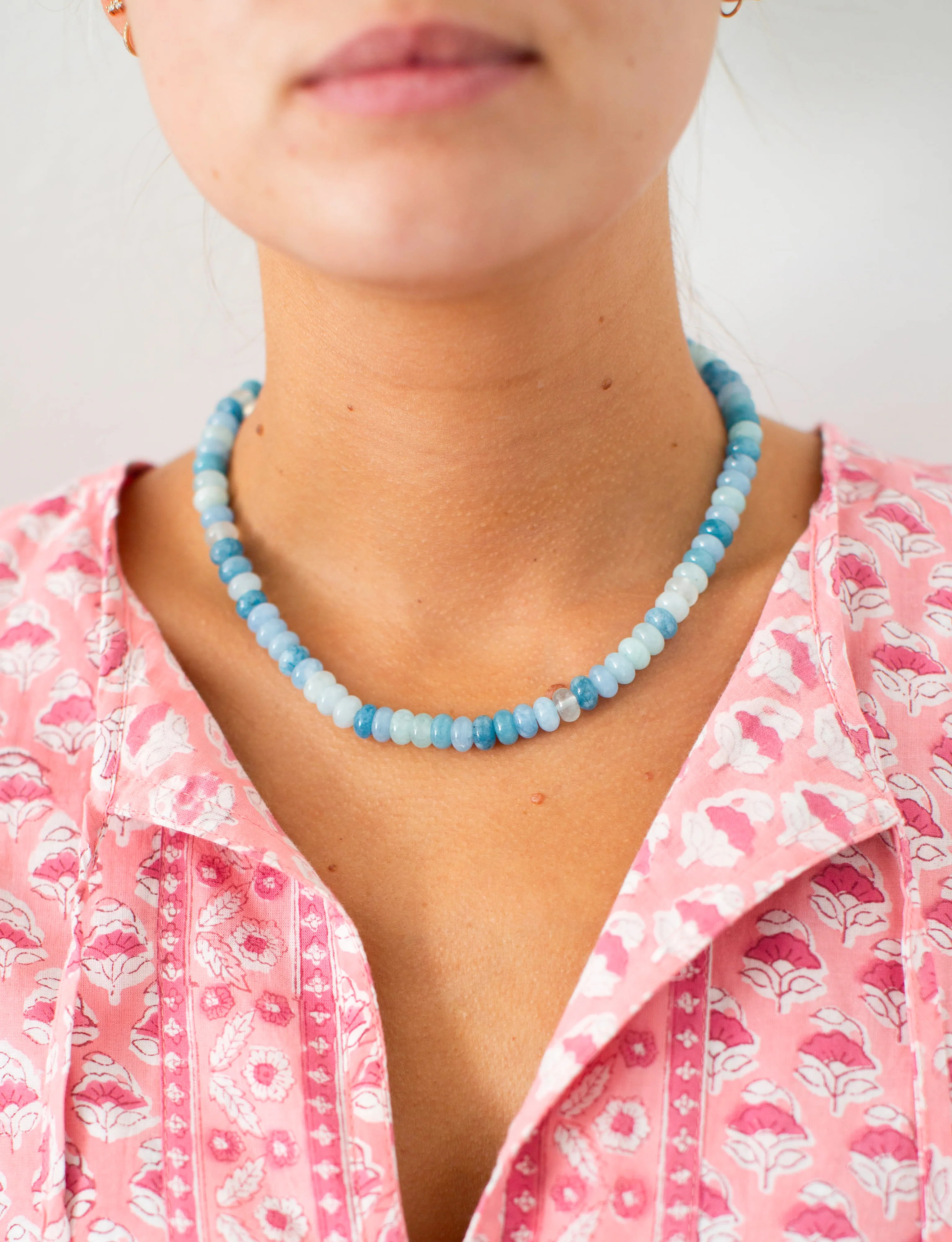 Oyster Bay Gemstone Necklace | Marea
