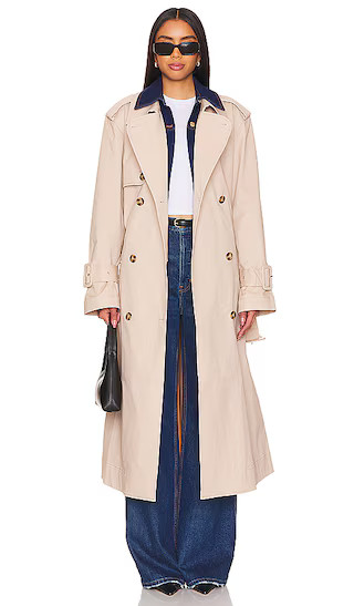 York Trench Coat in Oxford | Revolve Clothing (Global)