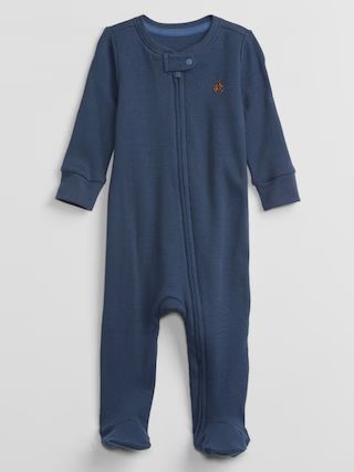Baby Ribbed-Knit One-Piece | Gap Factory