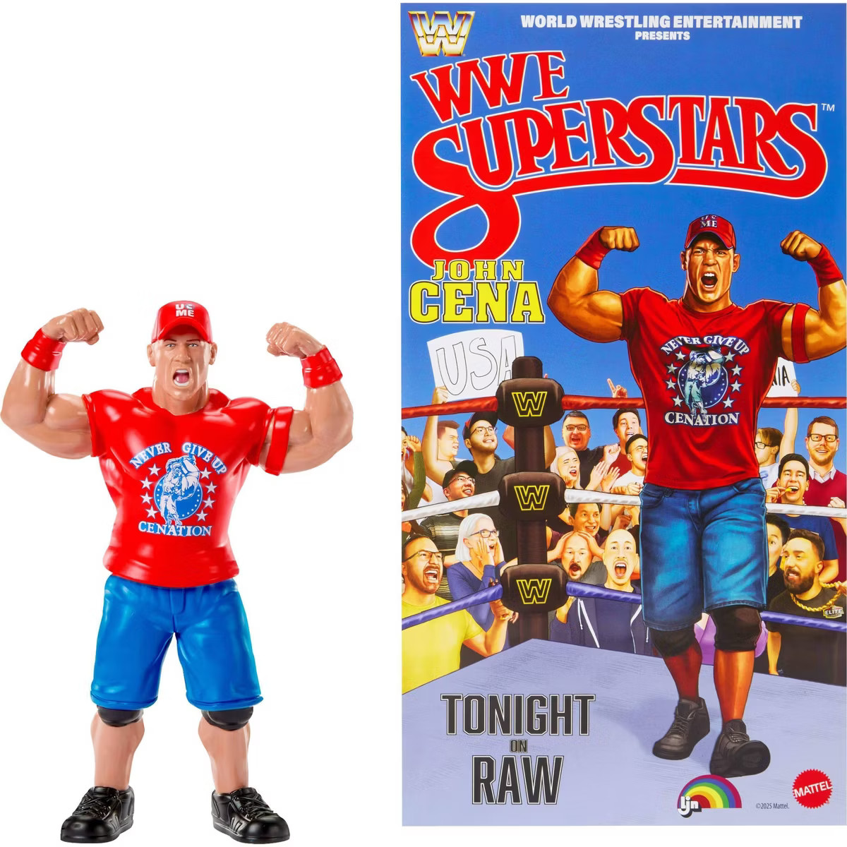 WWE LJN Superstars John Cena Action Figure, 1980s Retro 8" Collectible Toy | Target