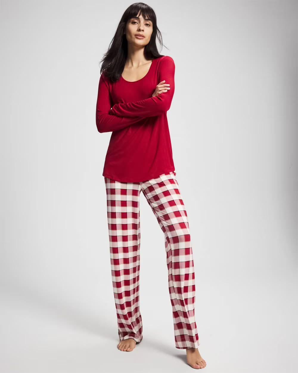 Packaged Long-Sleeve Pant Pajama Set | Soma | SOMA