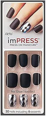 KISS imPRESS "CLAIM TO FAME" by Broadway Press-On Manicure Nails | Amazon (US)