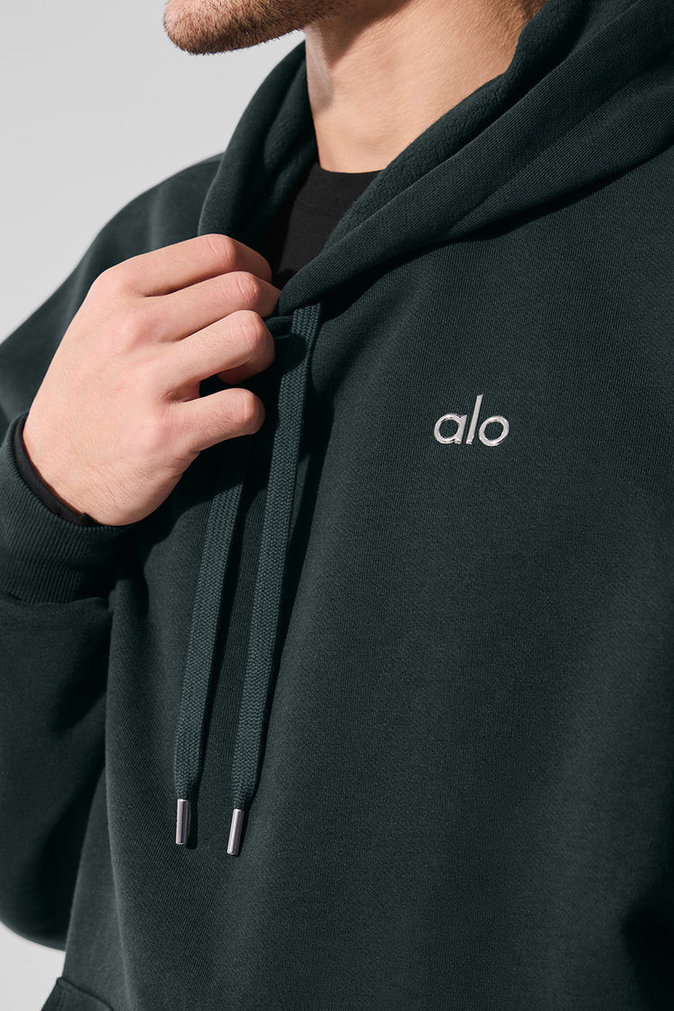 Accolade Hoodie - Charcoal Green | Alo Yoga (US)