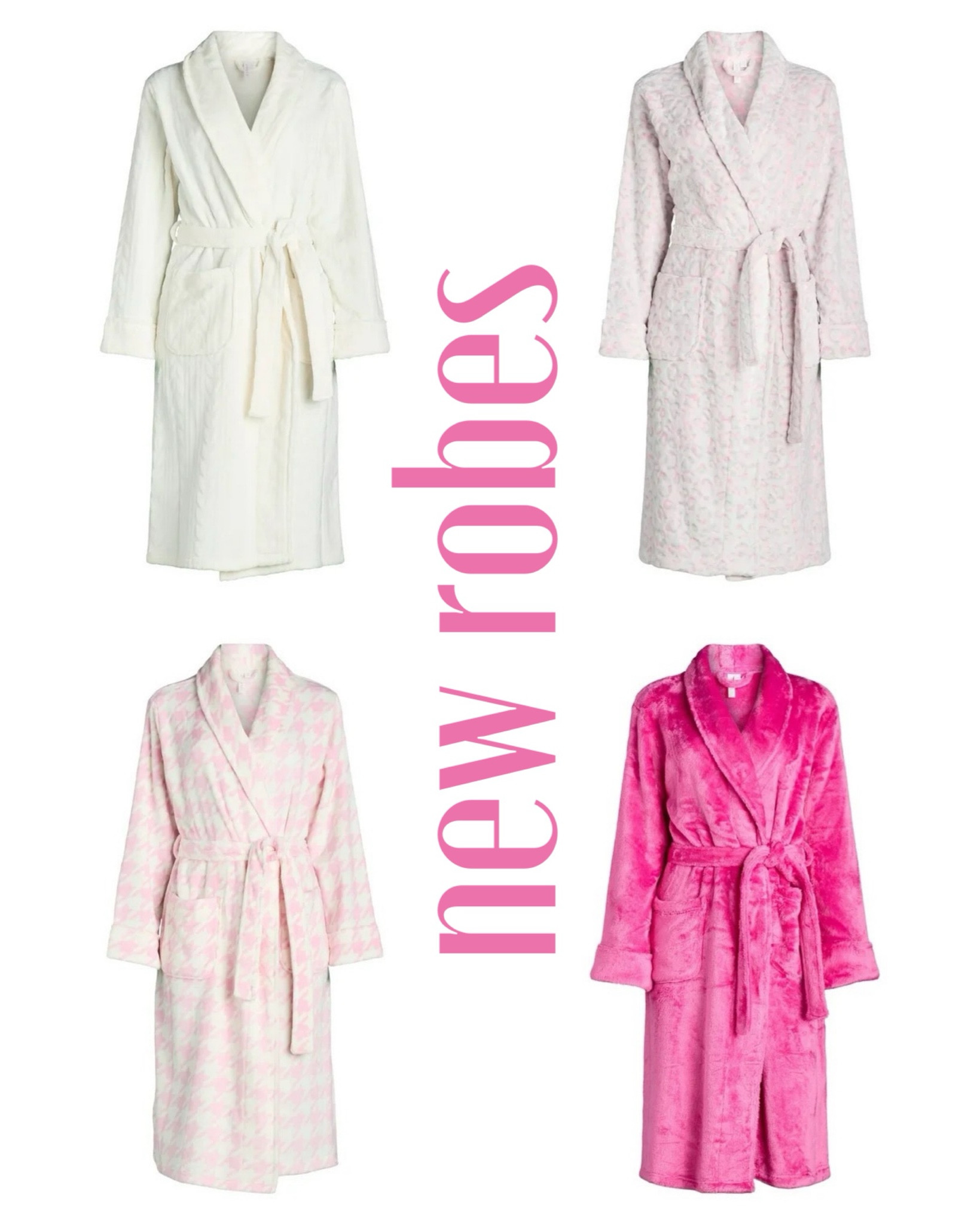 New robes from Walmart. I wear a size medium. It’s true to size.