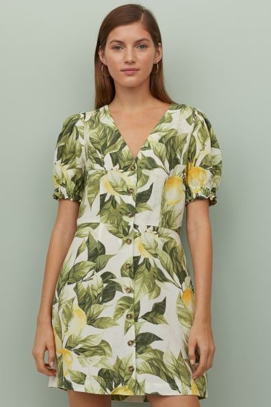 Puff-sleeved Dress | H&M (US + CA)