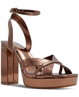 ALDO Women's Nadie Strappy Platform Dress Sandals - Macy's | Macy's