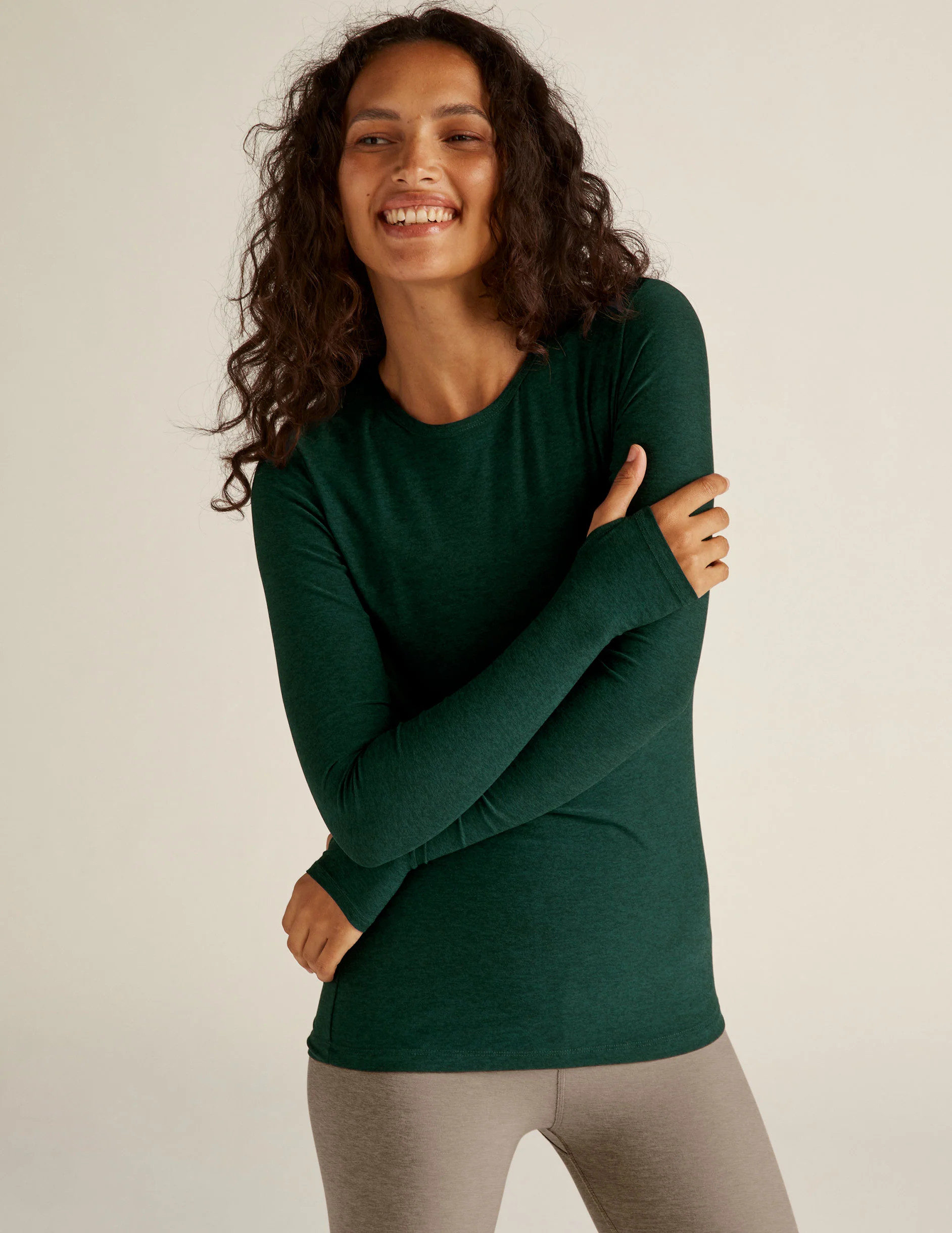 Featherweight Classic Crew Pullover | Beyond Yoga | Beyond Yoga