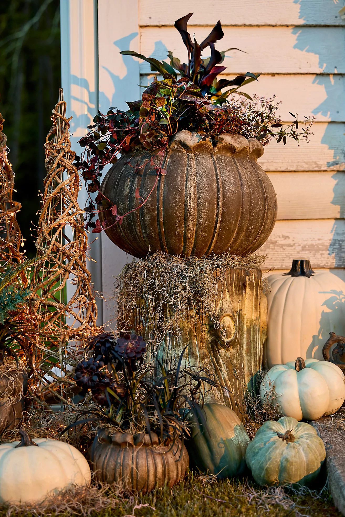 Keswick Cast Stone Planter | Anthropologie (US)