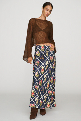 Tilda A-Line Maxi Slip Skirt | Anthropologie (US)