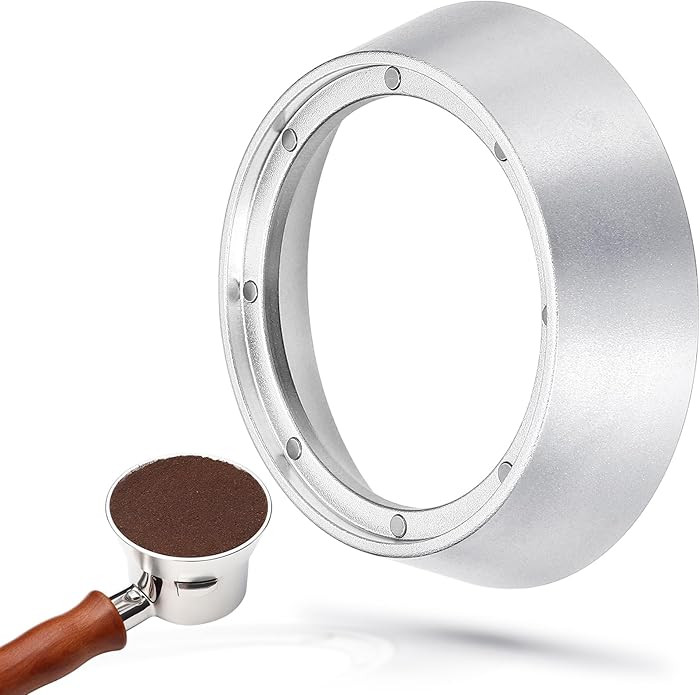 58mm Silver Magnetic Dosing Funnel, Lightweight Coffee Machine Dosing Ring with 8 Magnets, Alumin... | Amazon (US)