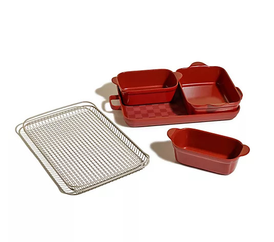 Our Place 6-Pc Nesting CeramicNonstick Bakeware & Accessories Set | QVC