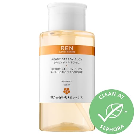 REN Clean Skincare Ready Steady Glow Daily AHA Tonic 8.5 oz/ 250 mL | Sephora (US)