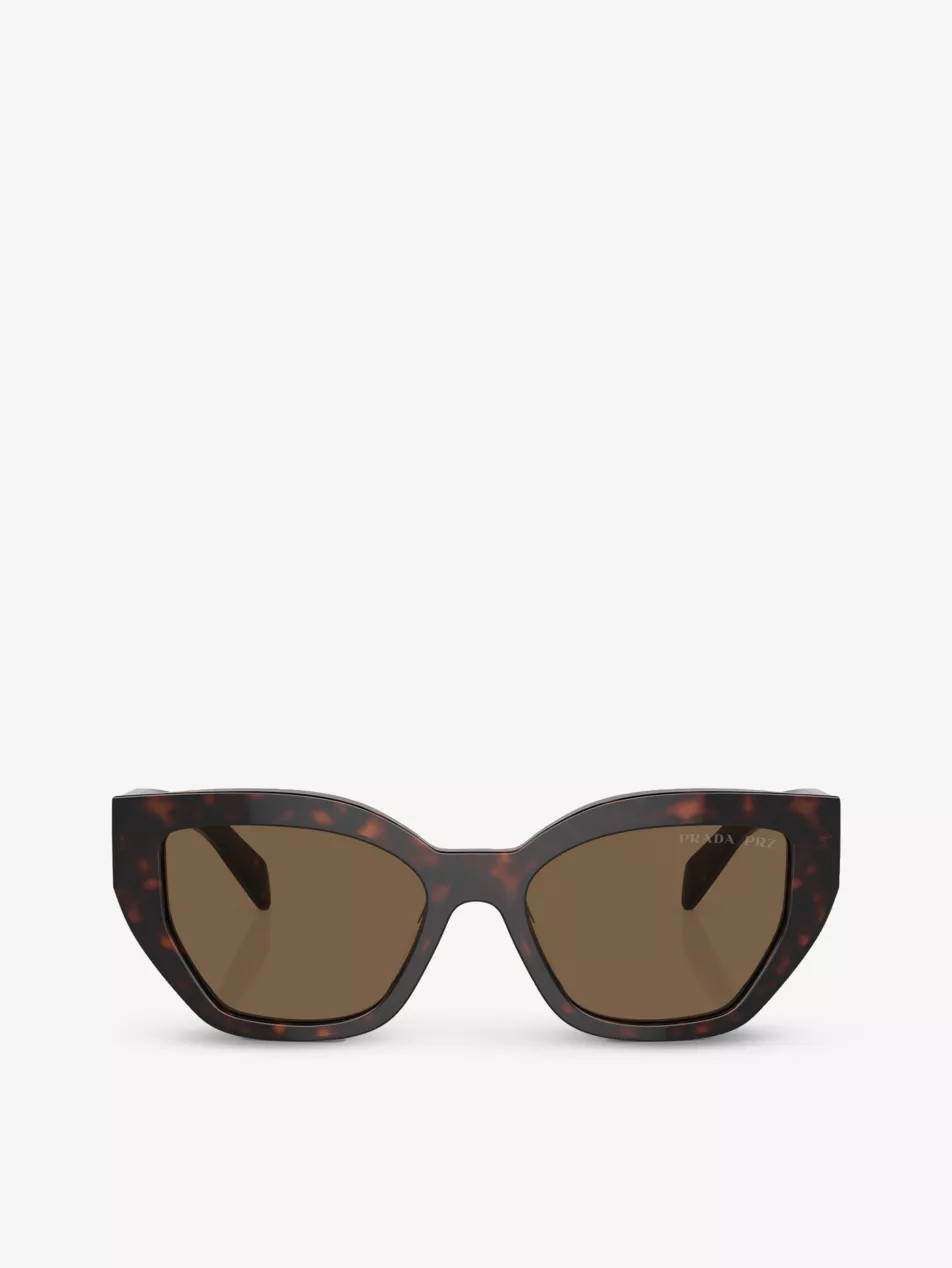 PR A09S butterfly-frame tortoiseshell acetate sunglasses | Selfridges