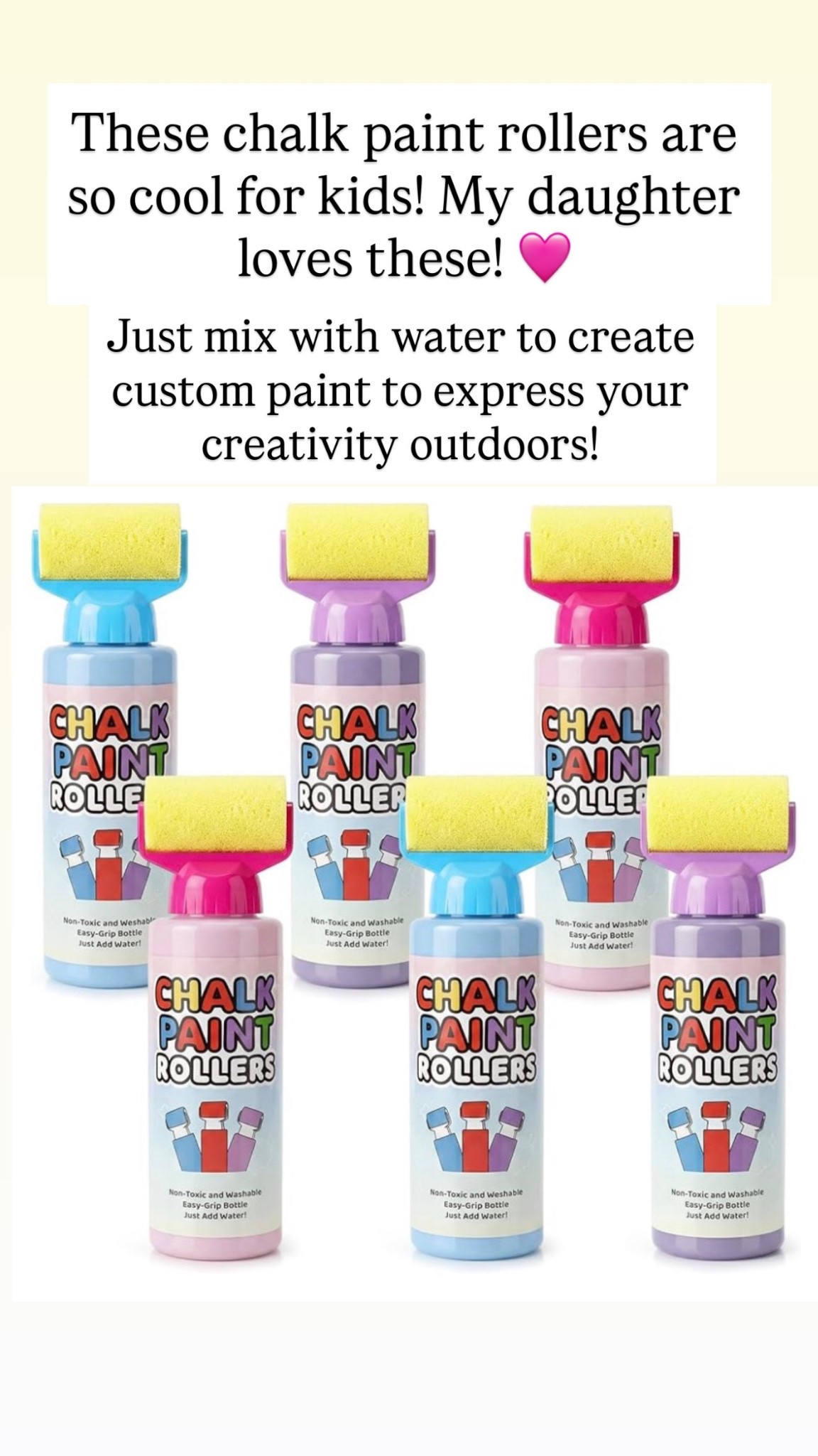 These chalk rollers for kids are so much fun! 

#LTKKids