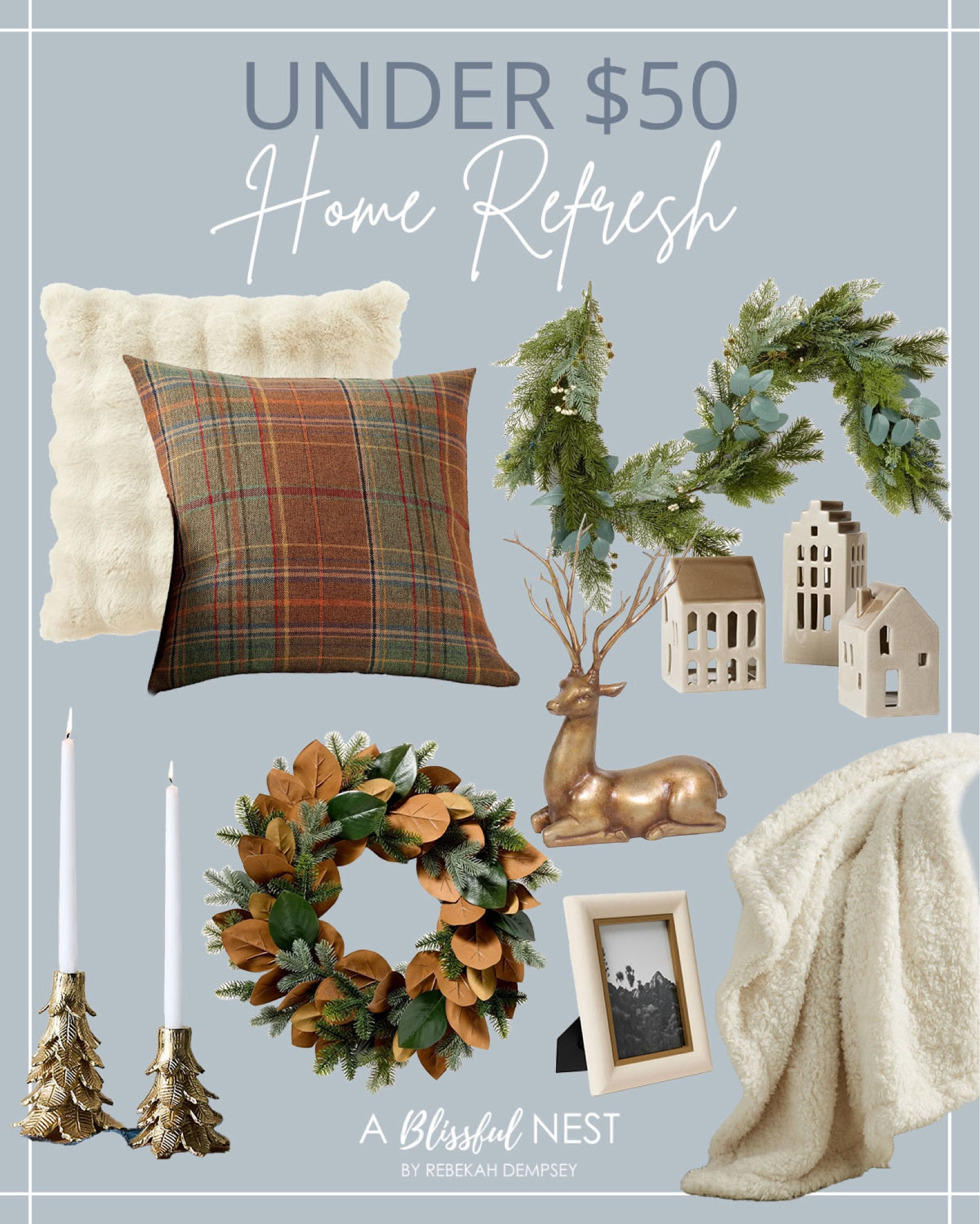 Home refresh for all under $50!

#homedecor

Neutral home decor. Harvest home decor. Early holiday home decor. Thanksgiving wreath. Cozy pillows. Cozy plaid pillow. Walmart throw pillow. Cozy cream throw blanket. Neutral holiday decor  

#LTKSeasonal #LTKHoliday #LTKHome