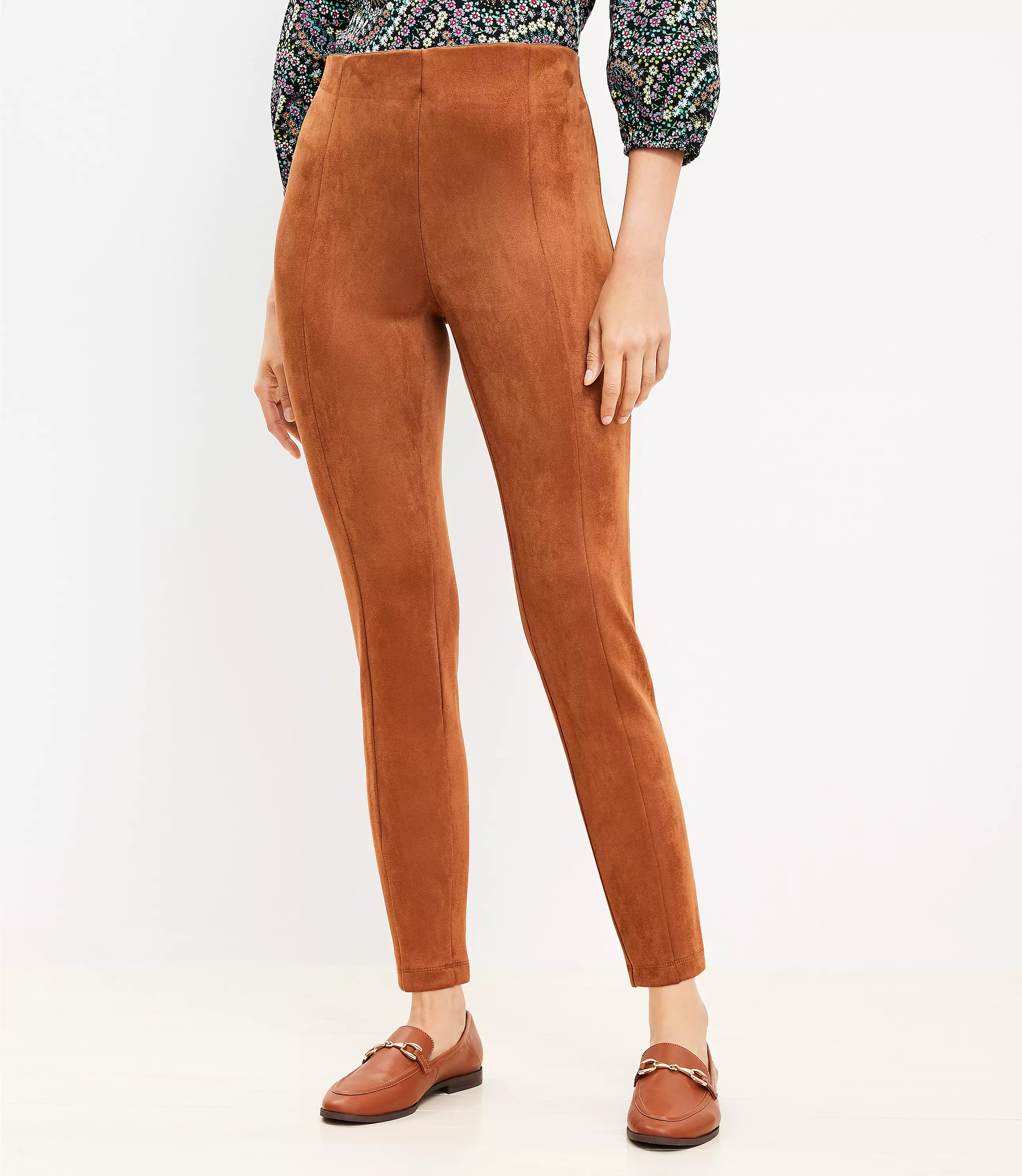 Faux Suede Leggings | LOFT