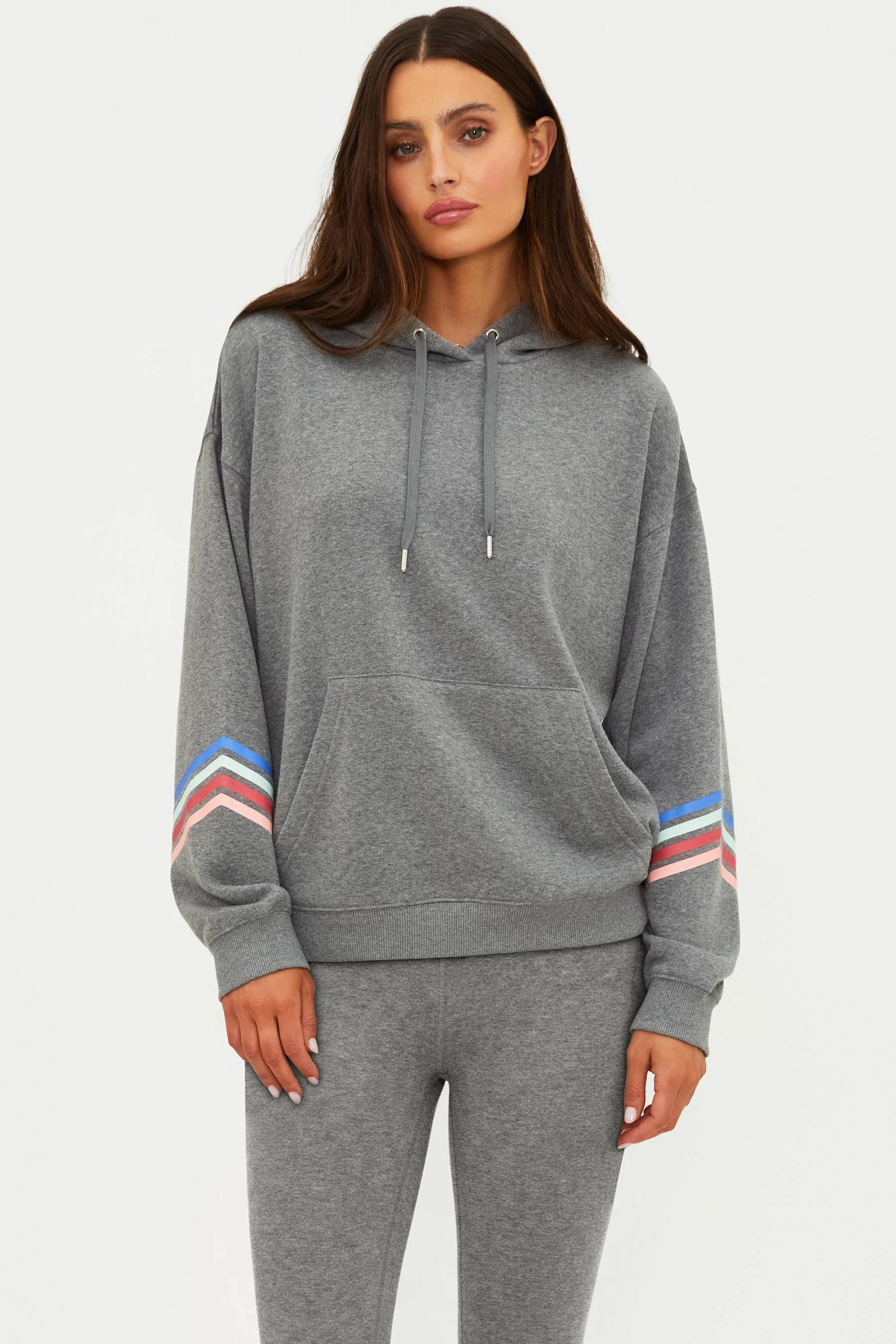 Dess Hoodie Horizon Heather Gray Soft Serve | Heather Gray Hoodie Sweatshirt | Beach Riot | Beach Riot